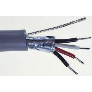 RS PRO Data Cable 2 Pairs 4 Cores 0.64 mm² 500 m Grey Sheath Polyvinyl Chloride 812-4735