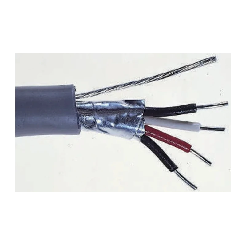 RS PRO Data Cable 2 Pairs 4 Cores 0.64 mm² 500 m Grey Sheath Polyvinyl Chloride 812-4735
