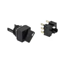 Omron Selector Switch DPDT 2 Positions 16 mm Cutout Diameter Latching Operation A165S-A2M-2