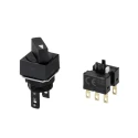Omron Selector Switch DPDT 2 Positions 16 mm Cutout Diameter Latching Operation A165S-A2M-2
