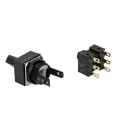 Omron Selector Switch DPDT 2 Positions 16 mm Cutout Diameter Latching Operation A165S-A2M-2