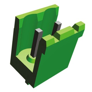 TE Connectivity Buchanan Series Pluggable Terminal Block 2-Contact 5.08 mm Pitch 1 Row 300V AC 15A 282825-2