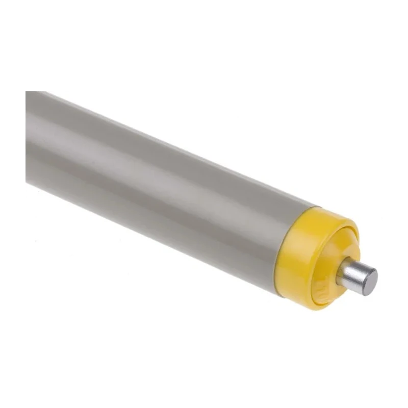 Interroll Plastic Round Conveyor Roller Spring Loaded 20 mm Diameter x 300 mm Length, Steel Spindle 6 mm 11AYS20C03 - 300
