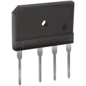 DiodesZetex Bridge Rectifier 1000 V 170 A 4-Pin Through Hole GBJ Package GBJ1010-F
