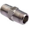 RS PRO Stainless Steel Pipe Fitting Straight Hexagon Nipple Male 1/2 in x Male 1/2 in 826-7052