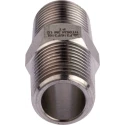 RS PRO Stainless Steel Pipe Fitting Straight Hexagon Nipple Male 1/2 in x Male 1/2 in 826-7052