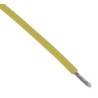 RS PRO Yellow 0.08 mm² Hook Up Wire 28 AWG 7 x 0.12 mm Core Strands 100 m Polytetrafluoroethylene 841-7140