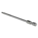 Wera Hex Screwdriver Bit 3 mm Size, 0.25 mm Hex Drive, 89 mm Overall Length 05059642001