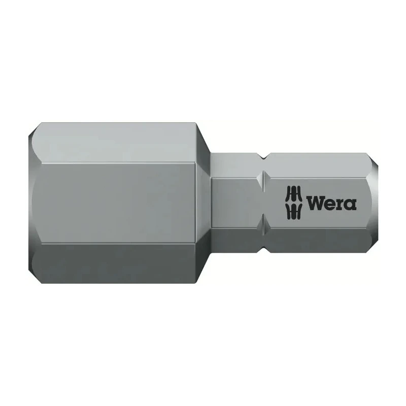 Wera Hex-Plus Screwdriver Bit 10 mm Tip, 0.25 mm Hex Drive, 25 mm Overall Length 05056340001