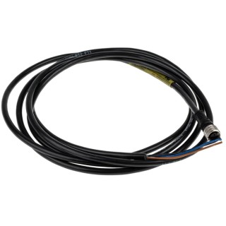 Brad from Molex Sensor Actuator Cable Female 3-Way M8 Straight to Male 4-Way Unterminated 2 m 1200270066