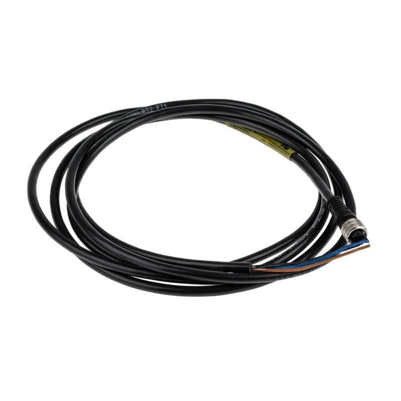 Brad from Molex Sensor Actuator Cable Female 3-Way M8 Straight to Male 4-Way Unterminated 2 m 1200270066