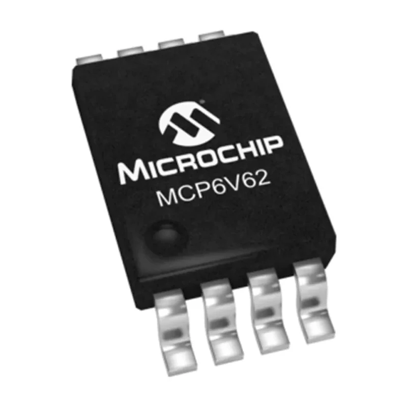 Microchip Operational Amplifier 1 MHz Gain Bandwidth 5.5 V 8-Pin Surface Mount MSOP MCP6V62-E/MS