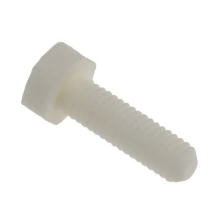 RS PRO Plain Ceramic Hex Bolt M3 x 10 mm, Grade A4, ANSI B18.6.7M-1985 223-7181