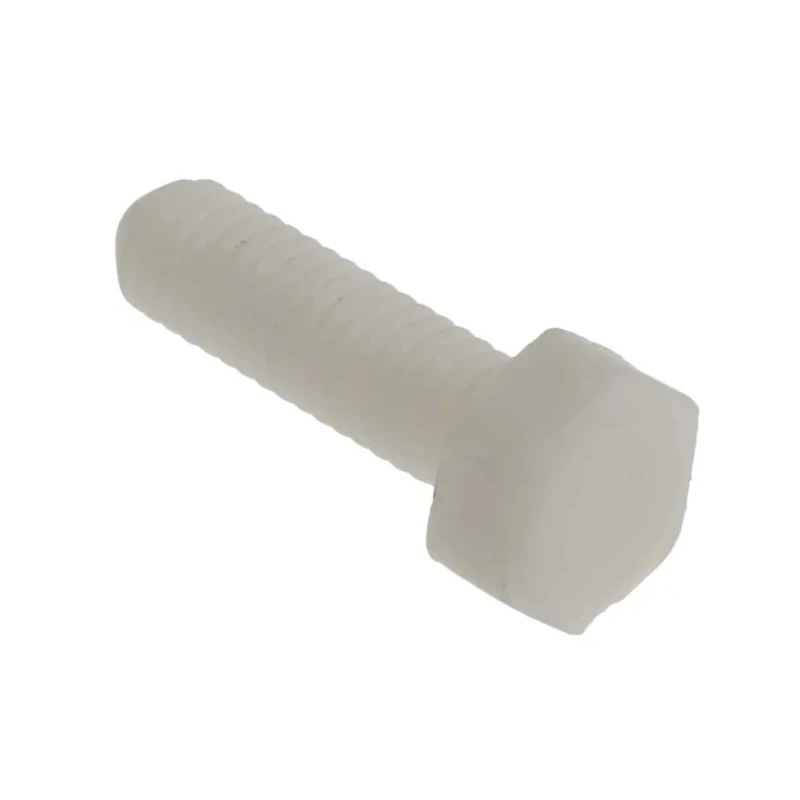 RS PRO Plain Ceramic Hex Bolt M3 x 10 mm, Grade A4, ANSI B18.6.7M-1985 223-7181