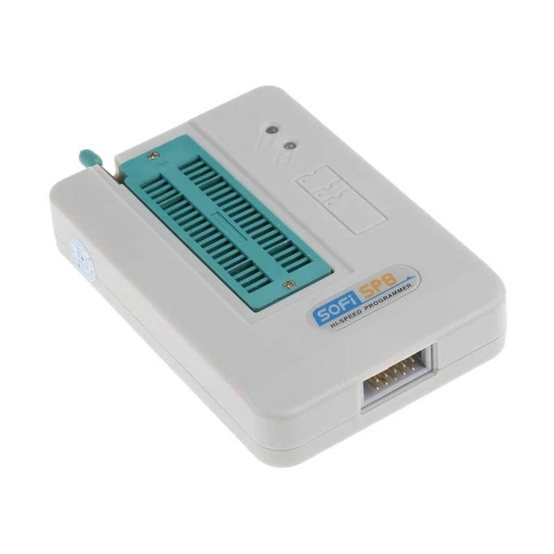 Seeit EPROM Programmer for DataFLASH, Serial EEPROM, Serial SPI FLASH, ZIF40 Socket and ICSP Cable SP8-B