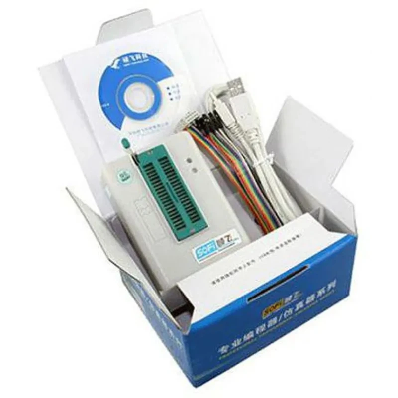 Seeit EPROM Programmer for DataFLASH, Serial EEPROM, Serial SPI FLASH, ZIF40 Socket and ICSP Cable SP8-B
