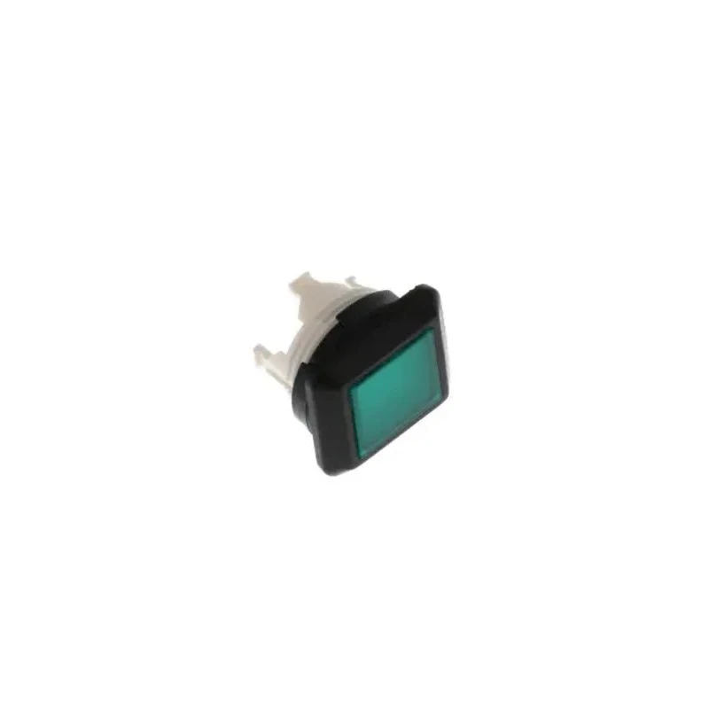 EAO Green Momentary Push Button Head Plastic Flat Square 16 mm Cutout IP67 92-443.500