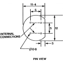 C & K Tactile Switch SPST Momentary 100mA 6V AD Height 11.3mm Mechanical Life 10 Million Cycles D6C60 F1 LFS