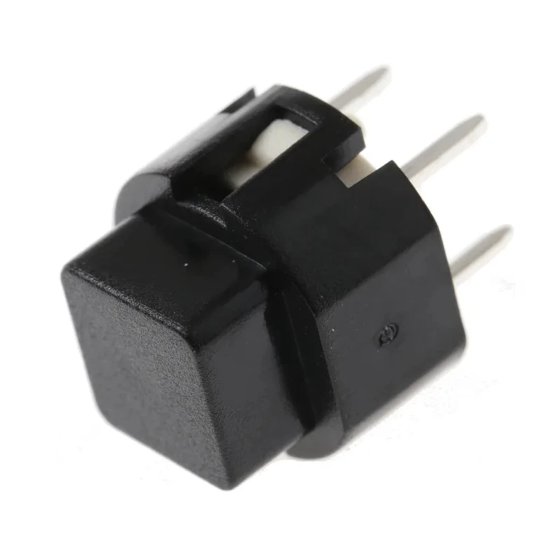 C & K Black Tactile Switch SPST 100mA 32 V DC Pin Mount Momentary D6C90 F1 LFS