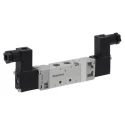 EMERSON ? ASCO Pneumatic Solenoid Valve 5/2 Solenoid G 1/8 24V AC Anodised Aluminium 52000006