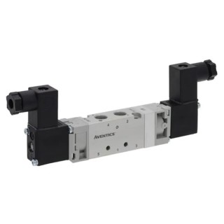 EMERSON ? ASCO Pneumatic Solenoid Valve 5/2 Solenoid G 1/8 24V AC Anodised Aluminium 52000006