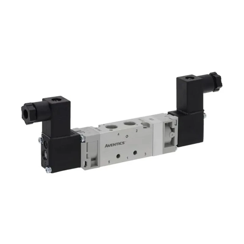 EMERSON ? ASCO Pneumatic Solenoid Valve 5/2 Solenoid G 1/8 24V AC Anodised Aluminium 52000006