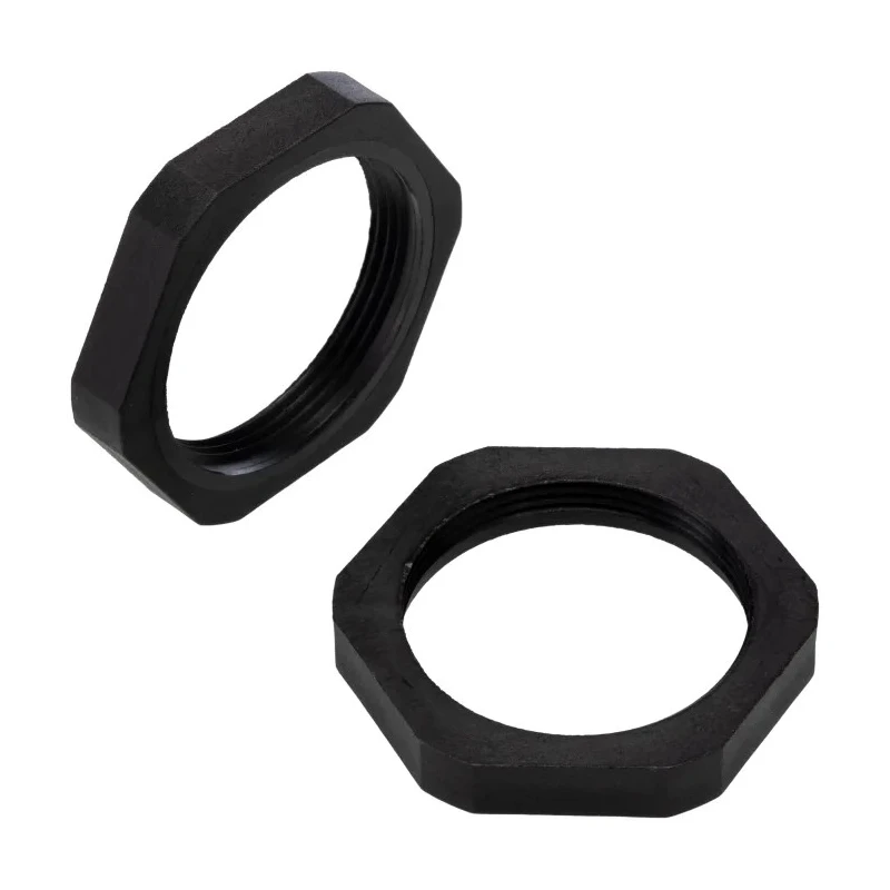 CMP Black Nylon Cable Gland Locknut PG29 Thread 