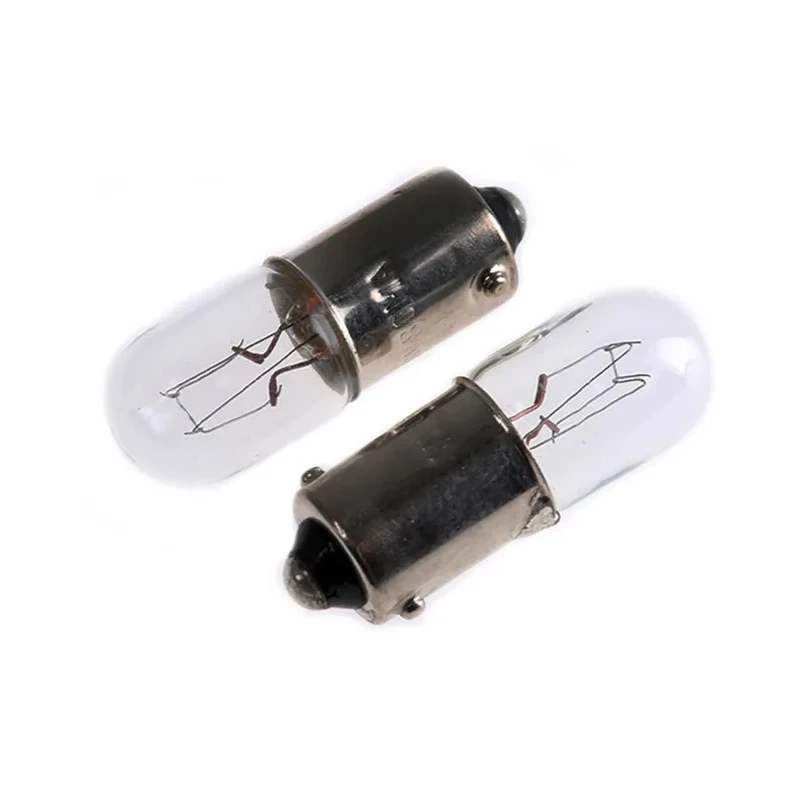 RS PRO BA9S Clear Indicator Light, 28V, 80mA, 7500 Hours Lifespan BA9S