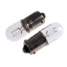 RS PRO BA9S Clear Indicator Light, 28V, 80mA, 7500 Hours Lifespan BA9S