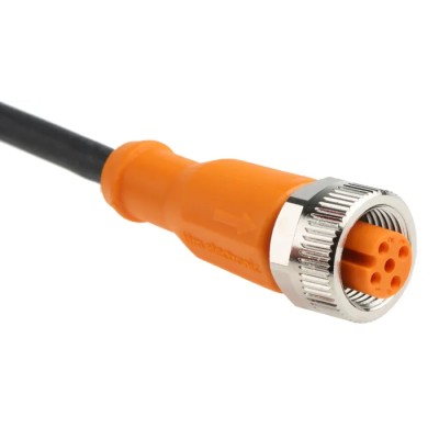 ifm electronic Female 4 way M12 to Unterminated Free End Sensor Actuator Cable 2 m EVC001