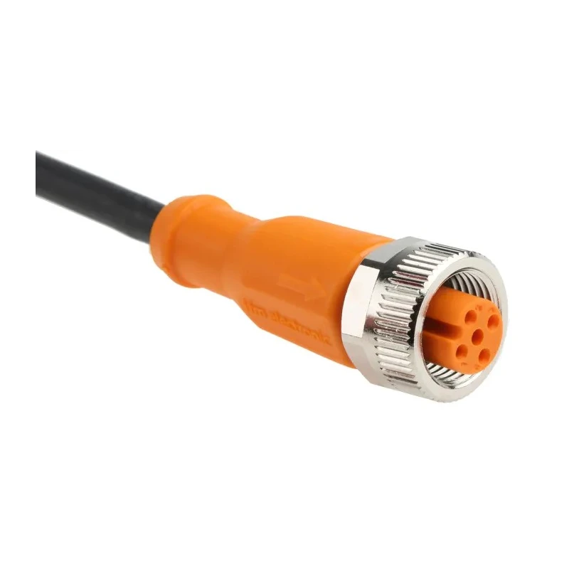 ifm electronic Female 4 way M12 to Unterminated Free End Sensor Actuator Cable 2 m EVC001