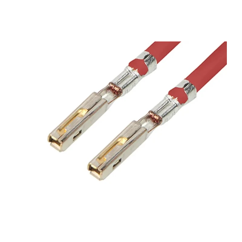 Molex Pre-Crimped Lead Cable 600 mm, Female Connector, Red Jacket, 14V MX150 Series 2163002126