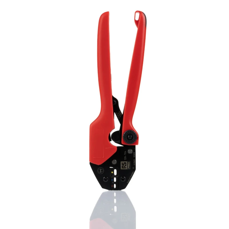 RS PRO Crimp Tool for Blue, Red, Yellow Insulated Terminals 0.75-6 mm² Cable Range 256mm Length 139-704