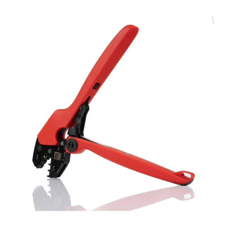 RS PRO Crimp Tool for Blue, Red, Yellow Insulated Terminals 0.75-6 mm² Cable Range 256mm Length 139-704