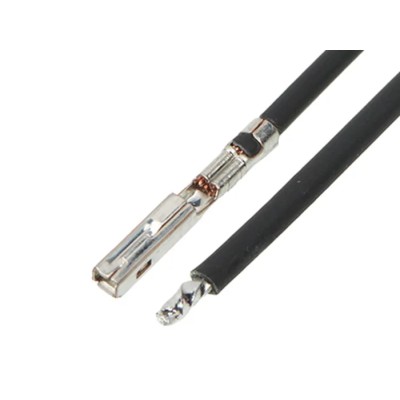 Molex Pre-Crimped Lead Female Connector Unterminated Black 14V 600mm 2163011126