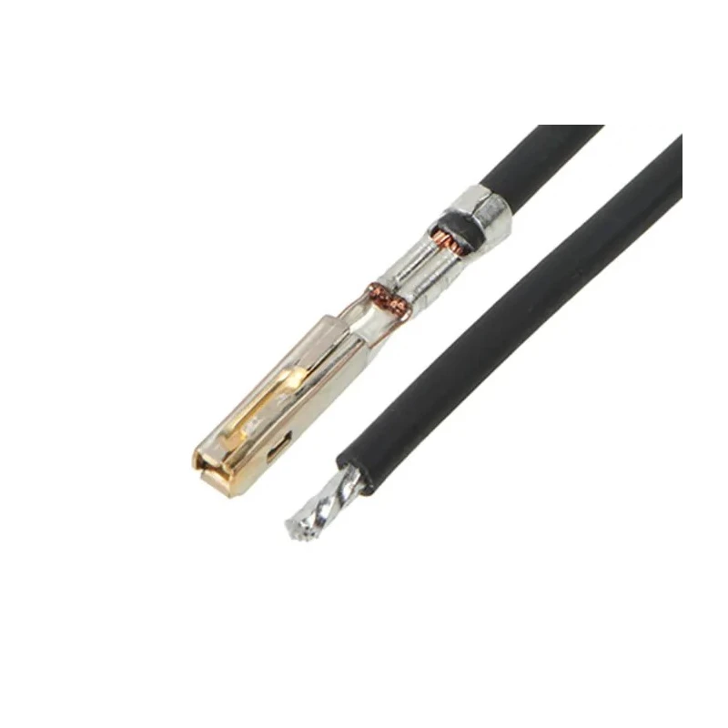 Molex Pre-Crimped Lead Female Connector Unterminated 450 mm Black 2163011205