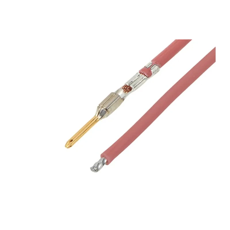 Molex MX150 Pre-Crimped Lead 14V, 225 mm Red Jacket, M x 150 Male Connector 2163032203