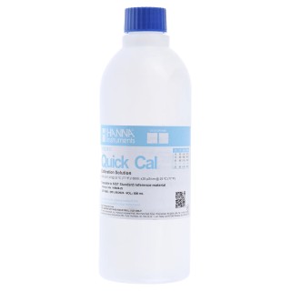 Hanna Instruments Buffer Solution, 500 ml, 5 mS/cm Conductivity, 6.86 pH Bottle HI-9828-25