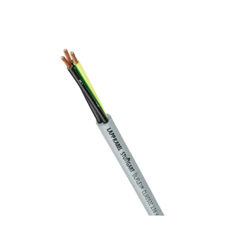Lapp ÖLFLEX CLASSIC 130 H Control Cable 5 Cores 15 AWG Unscreened 50 m Silver Grey Low Smoke Zero Halogen Sheath 1123111