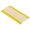 Brady Yellow Polypropylene Laminated Cable Labels 65 mm Width 65 mm Length 100 Per Pack LC-65X13-B7644-0.1
