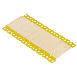 Brady Yellow Polypropylene Laminated Cable Labels 65 mm Width 65 mm Length 100 Per Pack LC-65X13-B7644-0.1