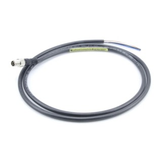 Brad from Molex Male 4 way M8 to Male Unterminated Sensor Actuator Cable 1 m 30V PVC Jacket 1200868161