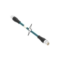 Brad from Molex Male 4 Way M12 to Male 4 Way M12 Sensor Actuator Cable 5m 1300480126