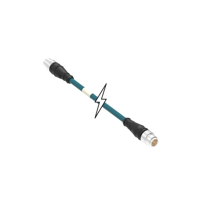 Brad from Molex Male 4 Way M12 to Male 4 Way M12 Sensor Actuator Cable 5m 1300480126