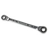 Facom Ratchet Ring Spanner Metric 6 x 7 mm Polished Chrome 115mm Overall 64.6X7