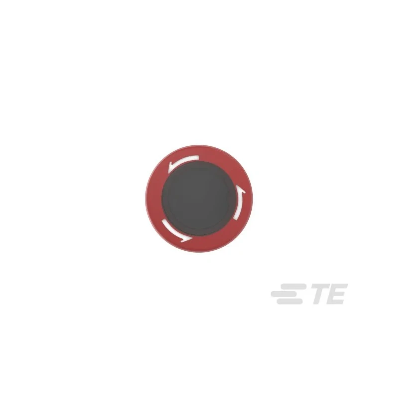 TE Connectivity PBES16 Series Twist Release Illuminated Emergency Stop Push Button, Panel Mount, 16 mm Cutout, 1 NC 