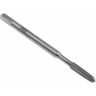 RS PRO Threading Tap M3 Thread Metric Standard Hand Tap 48mm Overall Length HSS Blue Stream Tempered 152-081