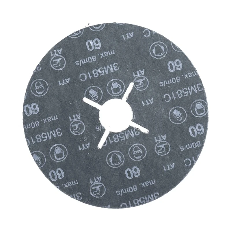 3M Zirconium Dioxide Fibre Disc 125 mm P60 Grit 50 Per Pack 3M581C B61757