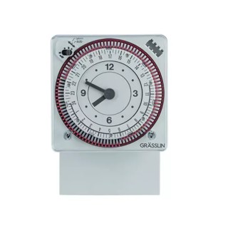 Grasslin Analogue DIN Rail Time Switch 230V AC 01.80.0001.1
