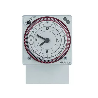 Grasslin Analogue DIN Rail Time Switch 230V AC 01.80.0001.1